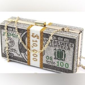 COPY - 💰Rhinestones Money Crossbody Bag 💰👛